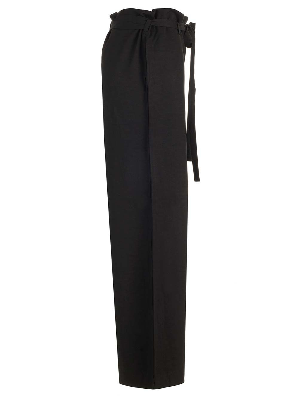 [TOTEME] Trousers FW24 243-WRB0201-FB0193BLACK 001