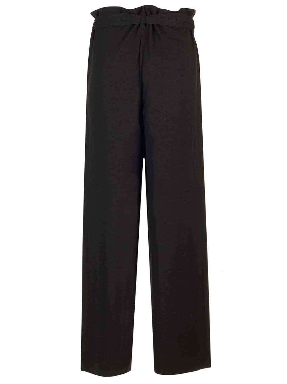 [TOTEME] Trousers FW24 243-WRB0201-FB0193BLACK 001