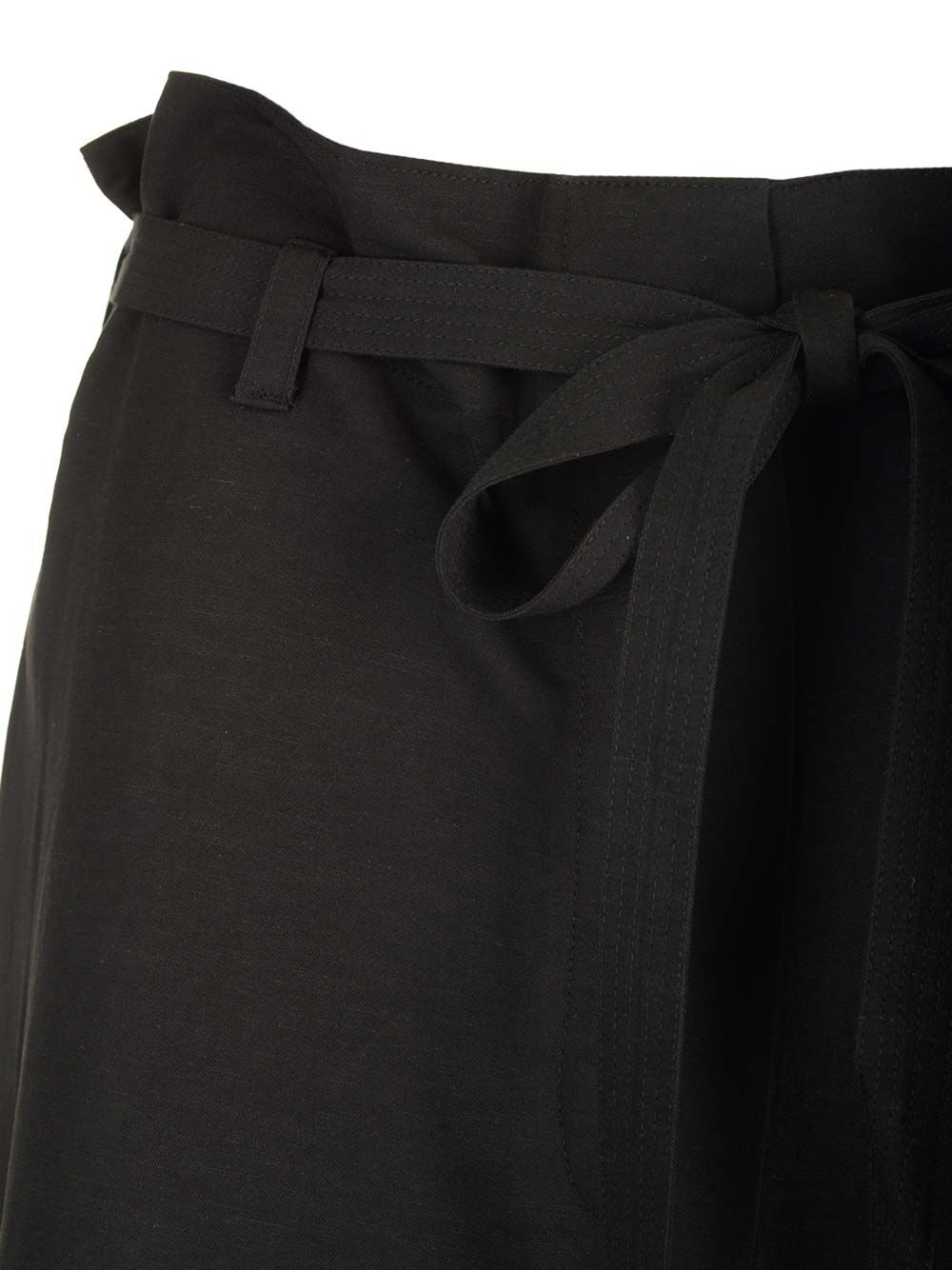 [TOTEME] Trousers FW24 243-WRB0201-FB0193BLACK 001
