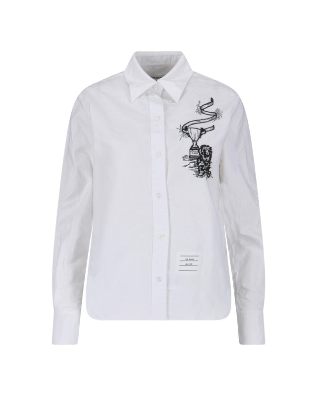 [Thom Browne] Shirts Long Sleeve SS26 FLL215E E1528100