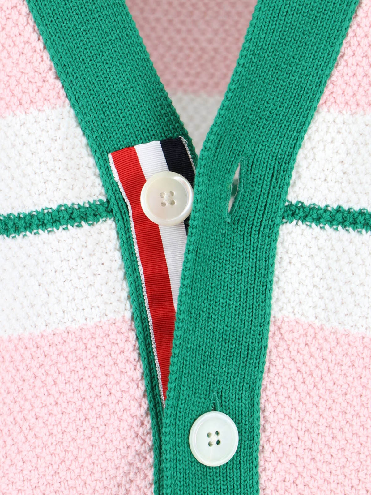 [Thom Browne] Cardigan SS26 MKC641A Y3016642