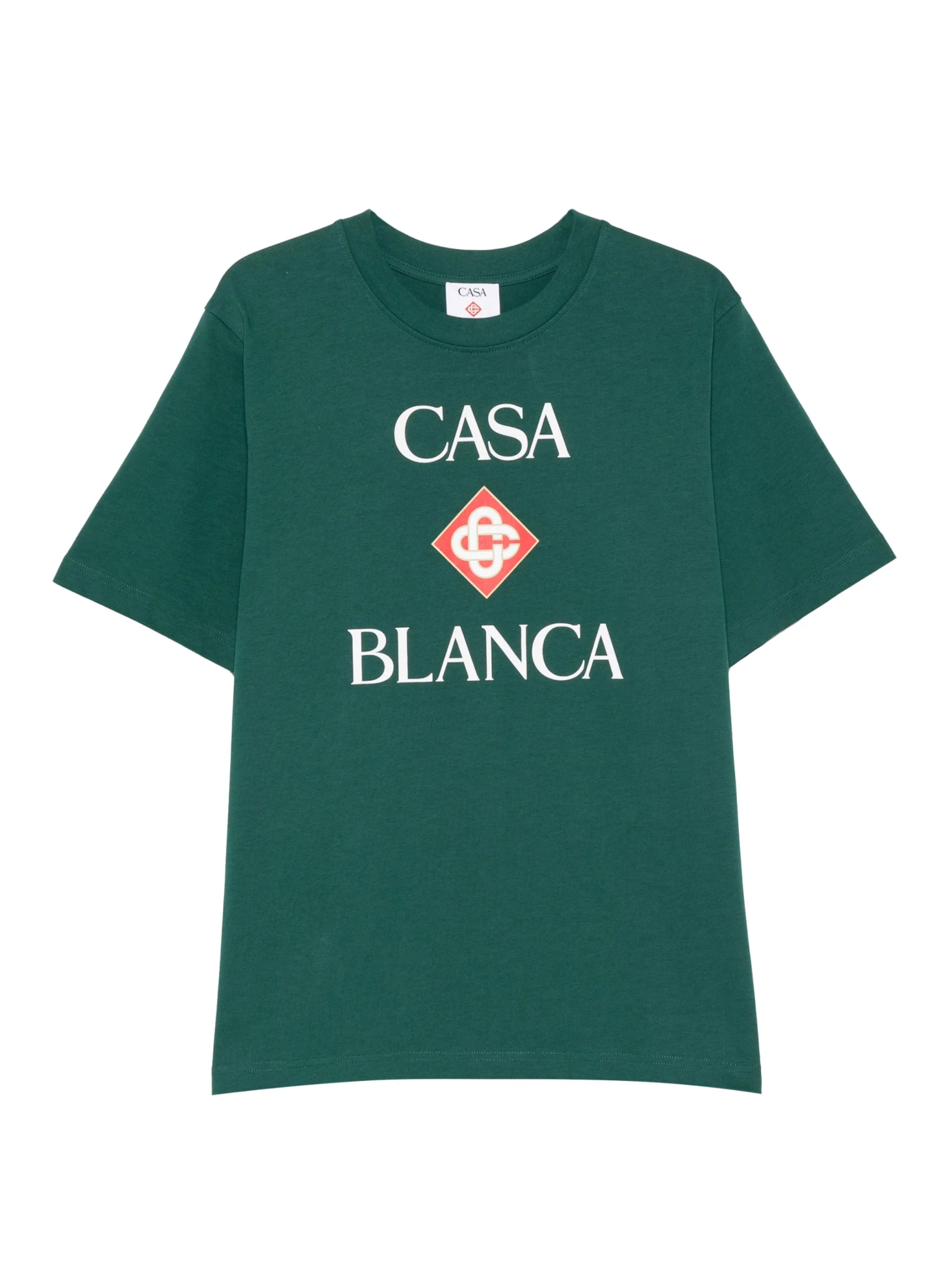 [Casablanca] T-shirts Short Sleeve FW26 MPF26JTS00118CASABLANCA STACKED LOGO