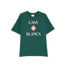 [Casablanca] T-shirts Short Sleeve FW26 MPF26JTS00118CASABLANCA STACKED LOGO