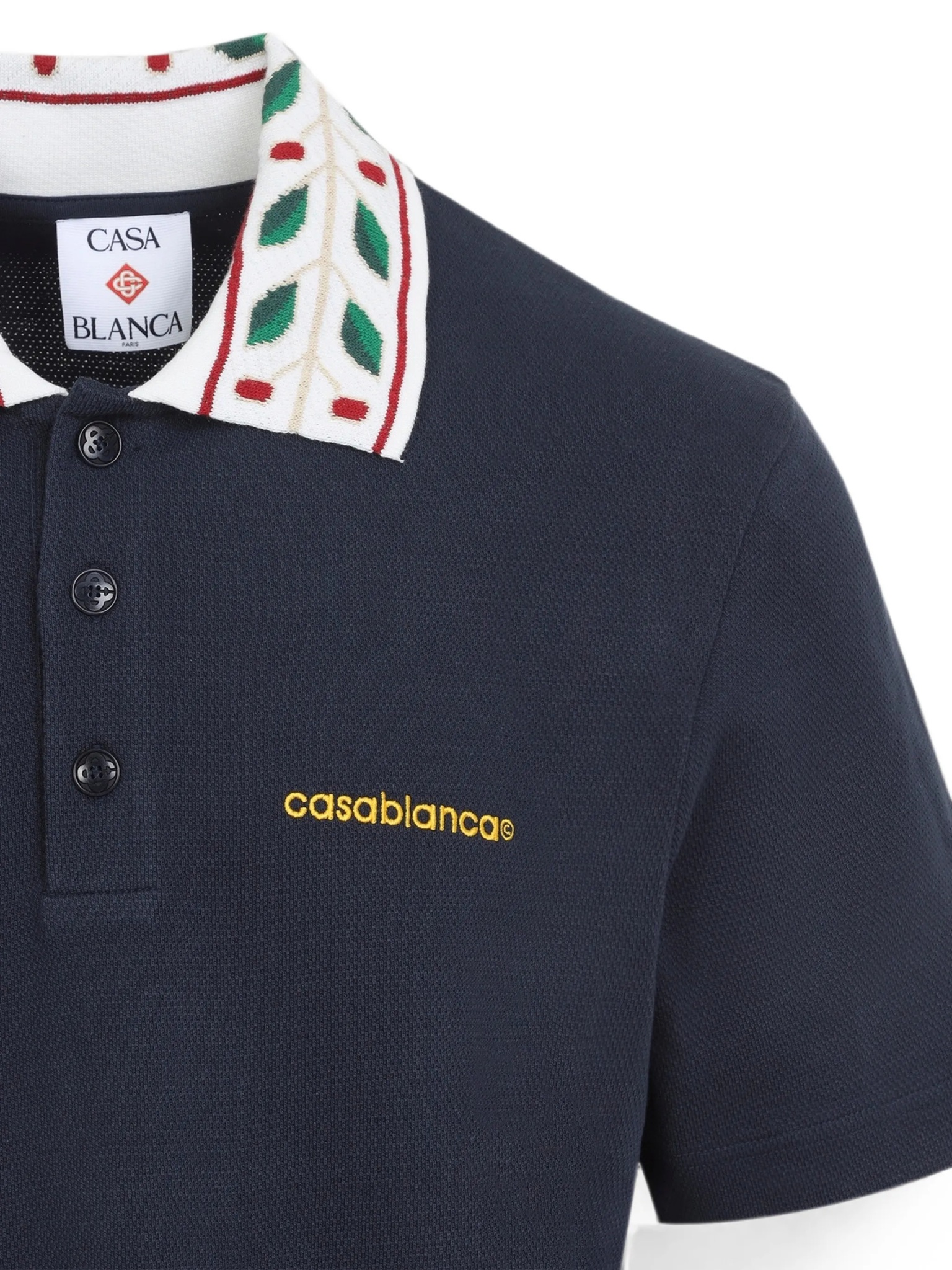 [Casablanca] T-shirts Short Sleeve FW26 MPF26JTP49902NAVY