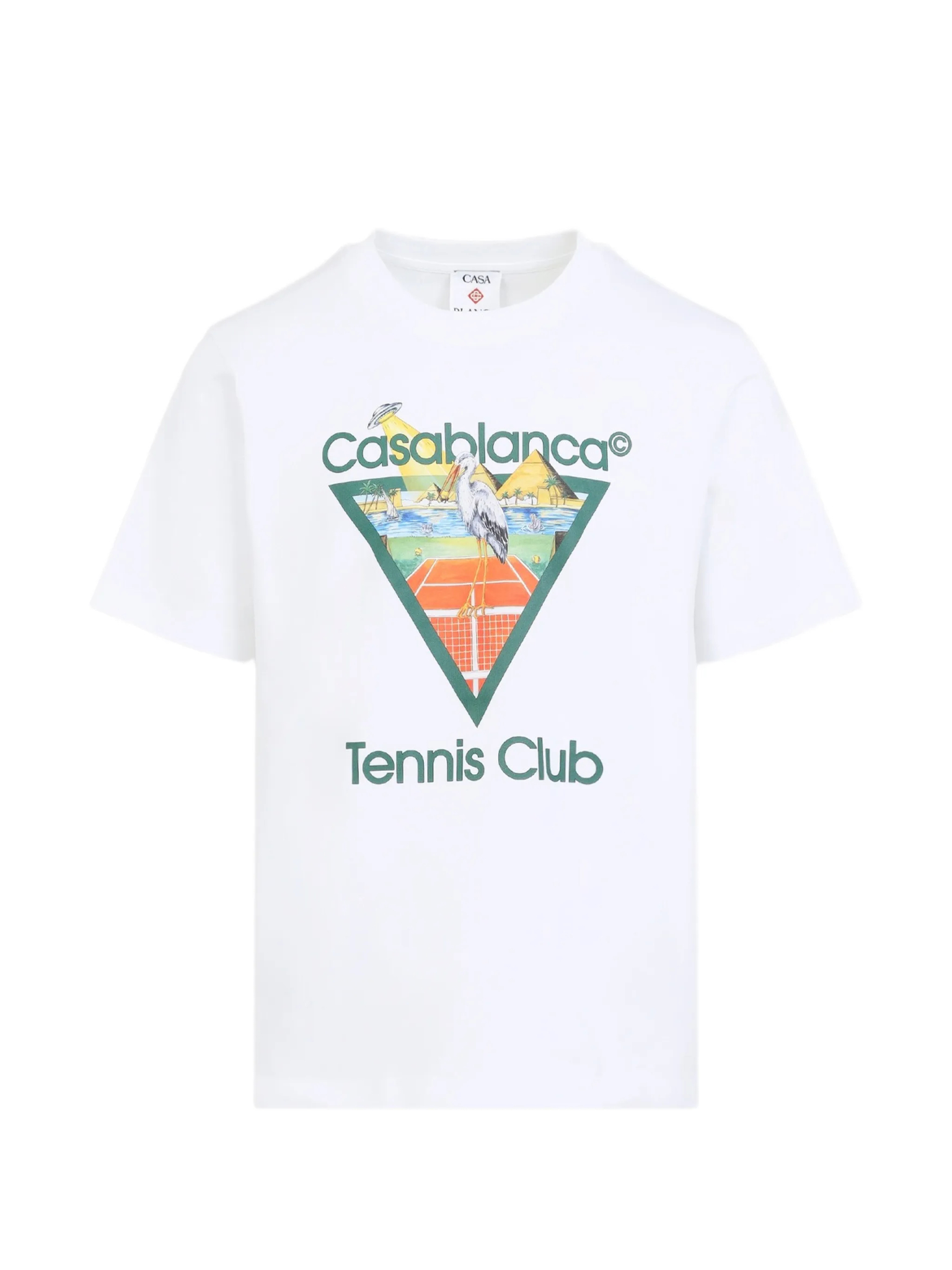 [Casablanca] T-shirts Short Sleeve FW26 MPF26JTS00103TENNIS CLUB TRIANGLE