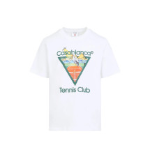 [Casablanca] T-shirts Short Sleeve FW26 MPF26JTS00103TENNIS CLUB TRIANGLE