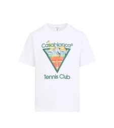 [Casablanca] T-shirts Short Sleeve FW26 MPF26JTS00103TENNIS CLUB TRIANGLE