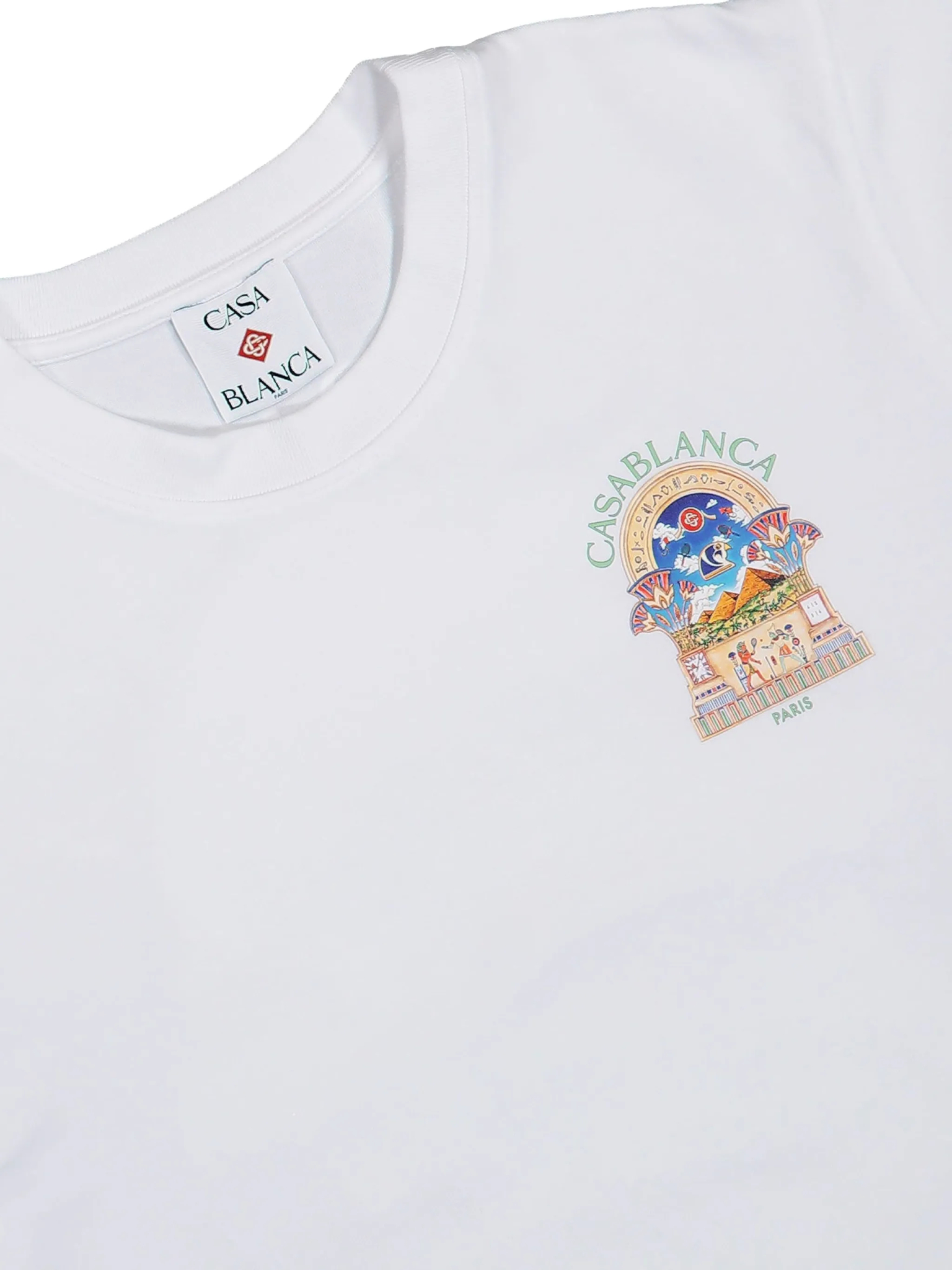 [Casablanca] T-shirts Short Sleeve FW26 MPF26JTS00108EGYPTIAN ARCH