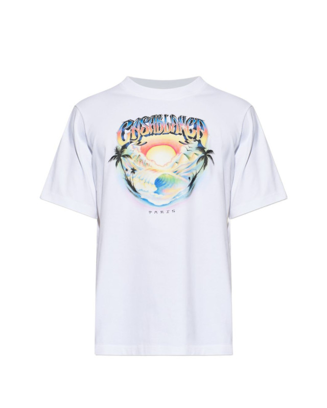 [Casablanca] T-shirts Short Sleeve FW26 MPF26JTS00107CASA AIRSPRAY