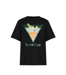 [Casablanca] T-shirts Short Sleeve FW26 MPF26JTS00119TENNIS CLUB TRIANGLE