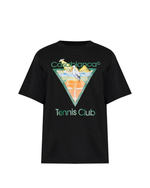 [Casablanca] T-shirts Short Sleeve FW26 MPF26JTS00119TENNIS CLUB TRIANGLE