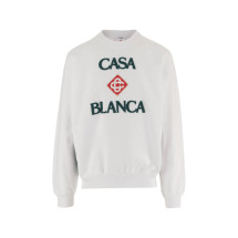 [Casablanca] Sweatshirt FW26 MPF26JTP29303CASABLANCA STACKED LOGO