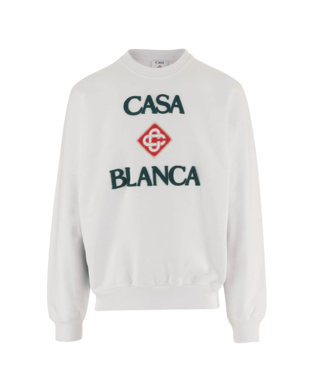 [Casablanca] Sweatshirt FW26 MPF26JTP29303CASABLANCA STACKED LOGO