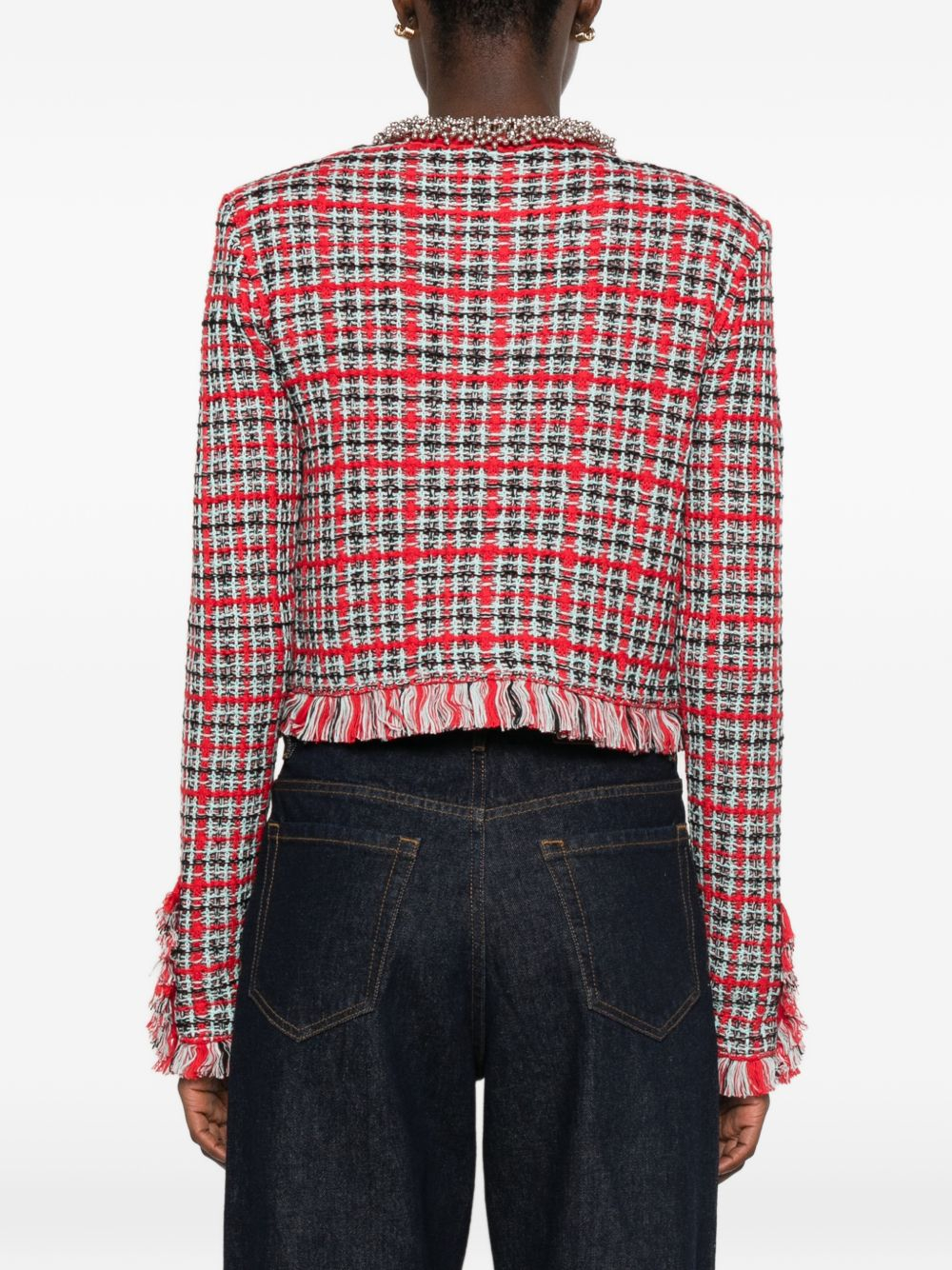 [SELF PORTRAIT] Tweed jacket FW26 AW26146JRRED