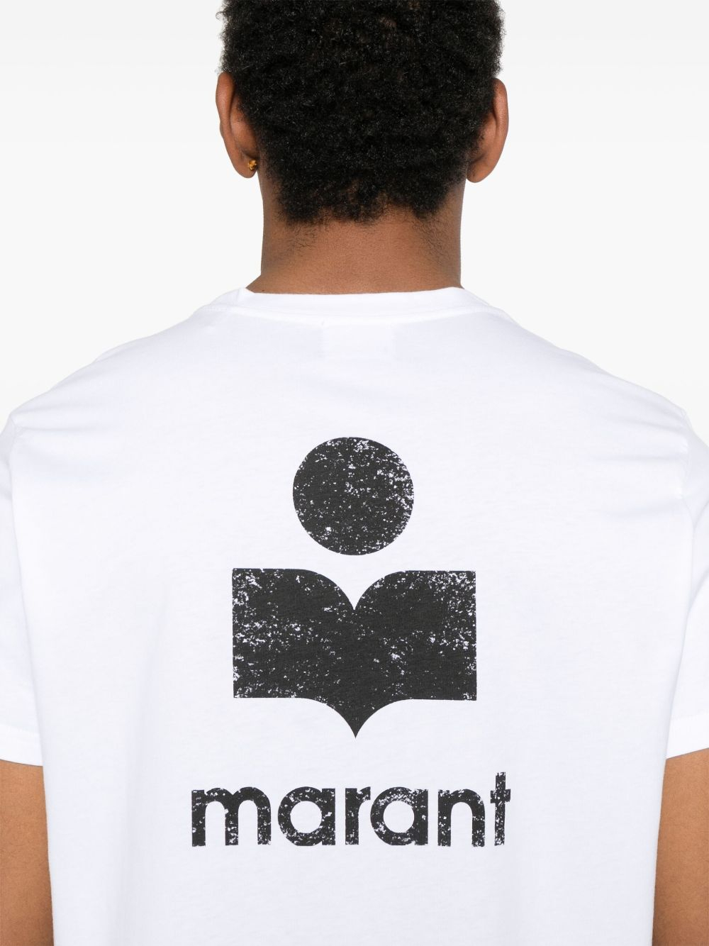 [MARANT] T-shirts Short Sleeve FW26 TS0047HAB1N19HWHBK
