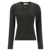 [Off-White] T-shirts Long Sleeve FW26 2FB00620TW048W048