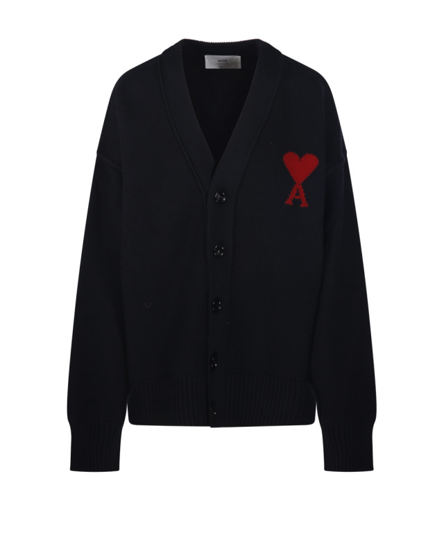 [AMI] Cardigan FW26 UKC367.018