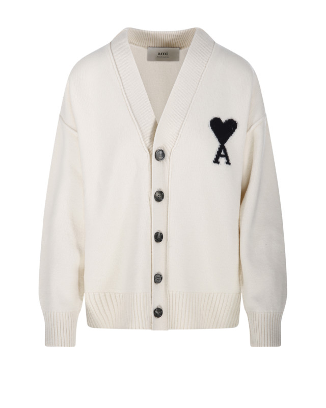 [AMI] Cardigan FW26 UKC367.018