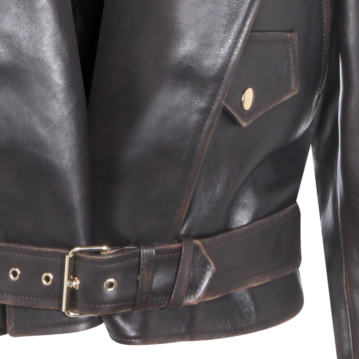 [Alaia] Leather Jacket SS26 AA9V0428L008A994