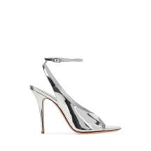 [Amina Muaddi] Pumps SS26 ANOKSANDAL105 SILVER