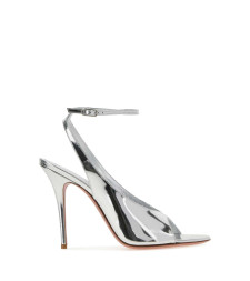 [Amina Muaddi] Pumps SS26 ANOKSANDAL105 SILVER