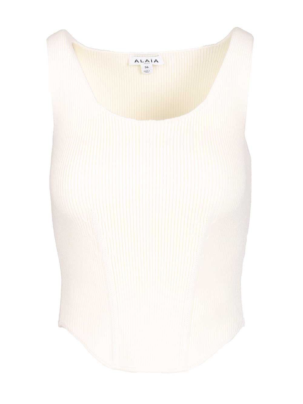 [Alaia] Tank top SS26 AA9H1409K141C054