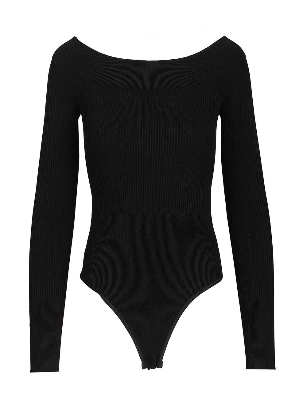 [Alaia] T-shirts Long Sleeve SS26 AA9B0342K017A995