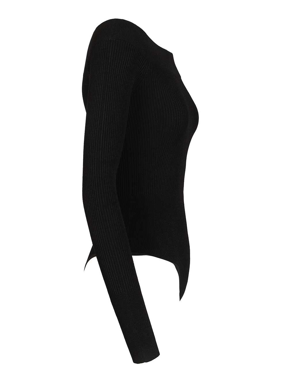 [Alaia] T-shirts Long Sleeve SS26 AA9B0342K017A995