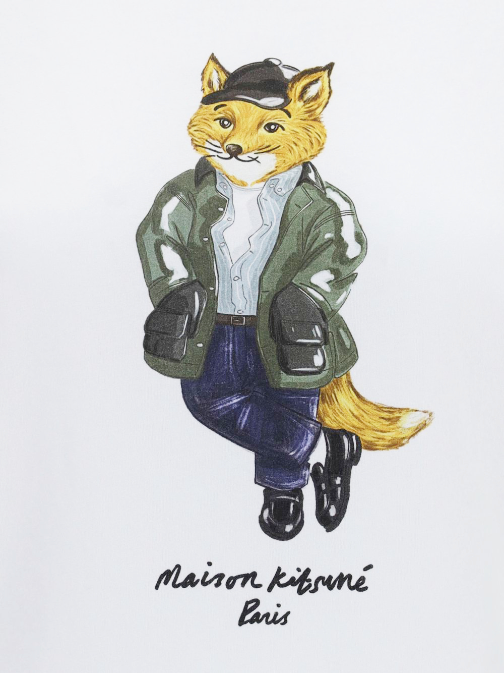 [MAISON KITSUNE] T-shirts Short Sleeve FW26 MRWJT11KJ7026P100