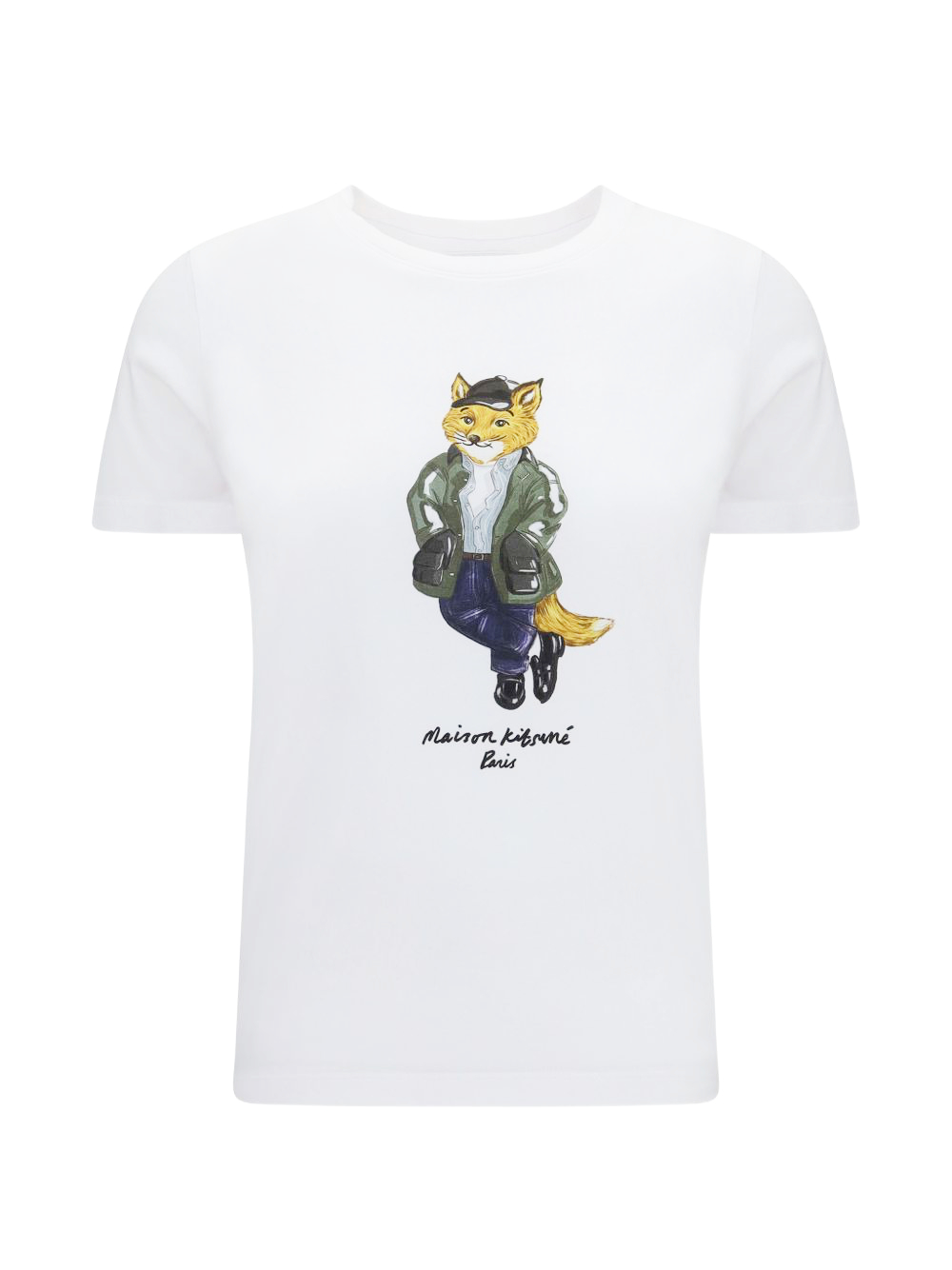 [MAISON KITSUNE] T-shirts Short Sleeve FW26 MRWJT11KJ7026P100