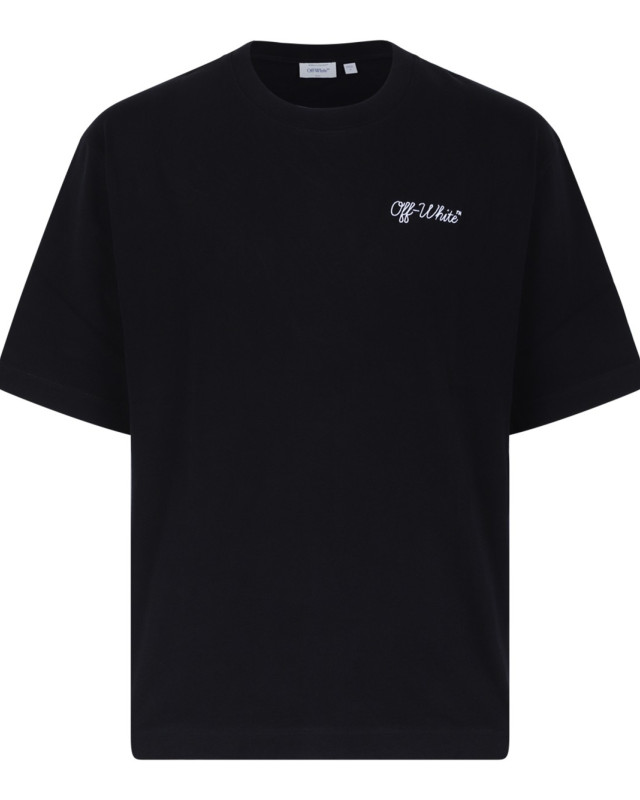 [Off-White] T-shirts Short Sleeve FW26 44MAA120F26J005-001