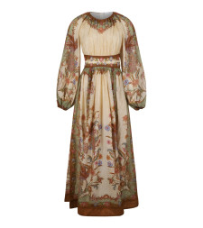 [Zimmermann] Long sleeve dress FW26 5947DSS262-CKSF
