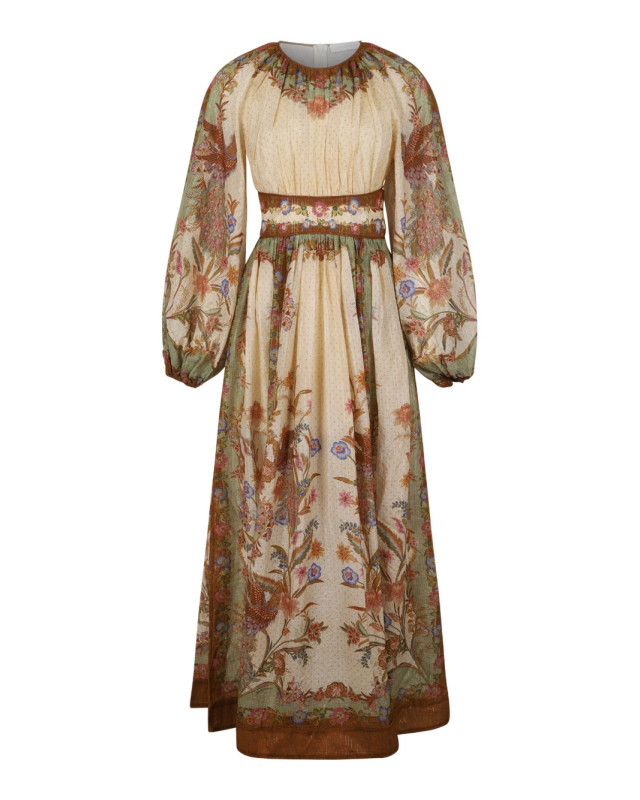 [Zimmermann] Long sleeve dress FW26 5947DSS262-CKSF