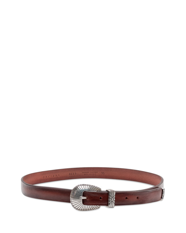 [ORCIANI] Belt FW26 U08443ANQ BRUCIATO