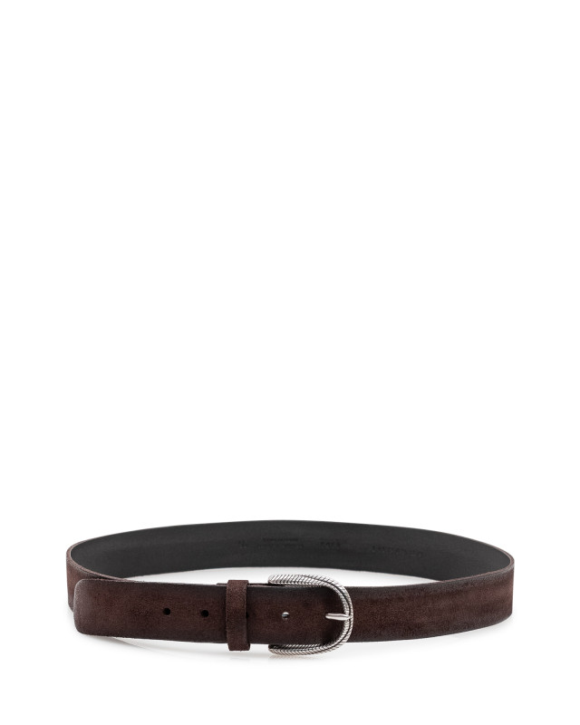 [ORCIANI] Belt FW26 U08363HNT T.MORO