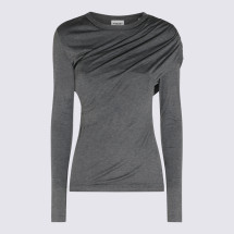 [Marant Etoile] T-shirts Long Sleeve FW26 26AHT0656FDD3K01E02GY