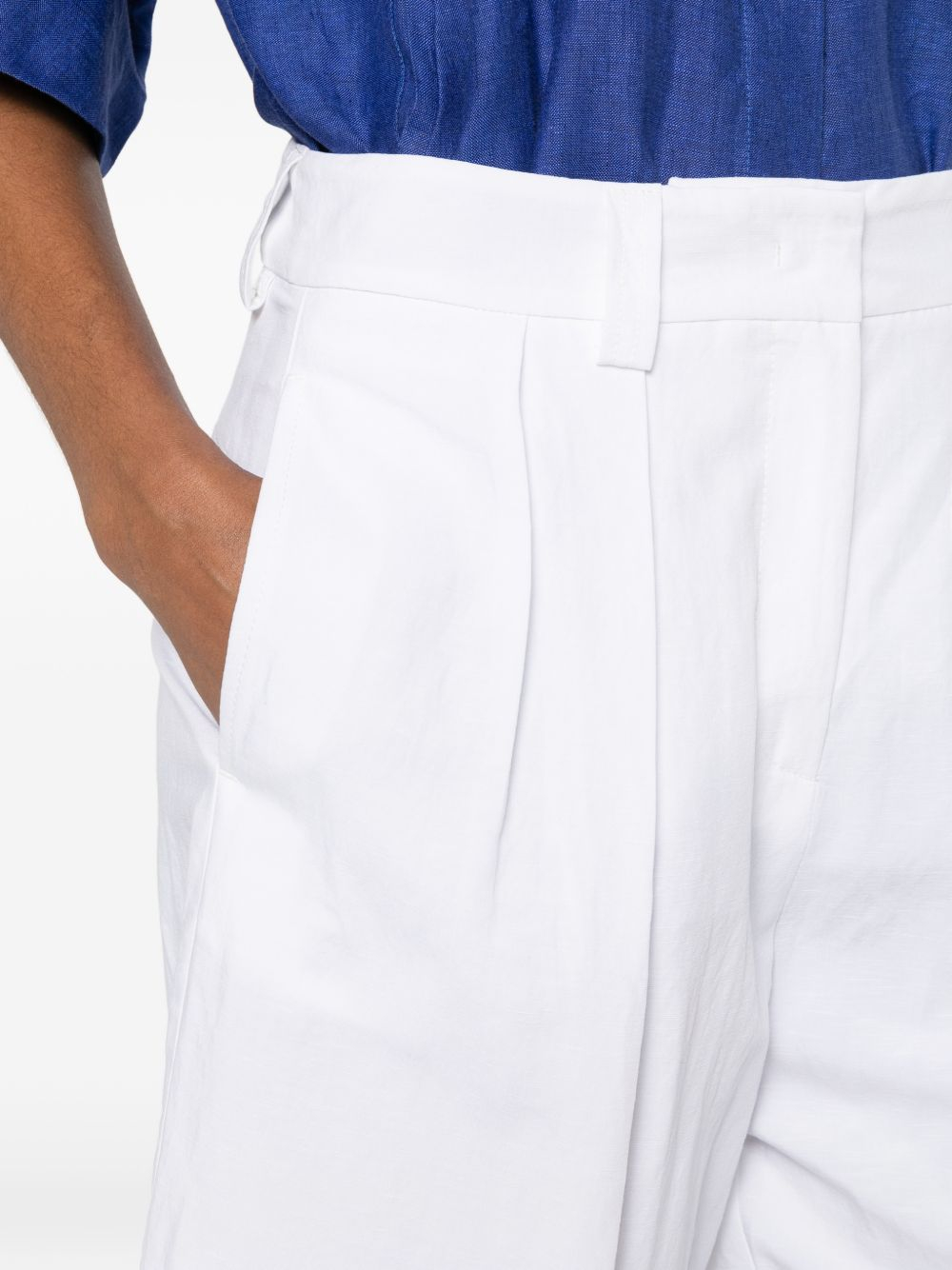 [CENERE MAGLIERIA] Shorts SS26 483612973BIANCO