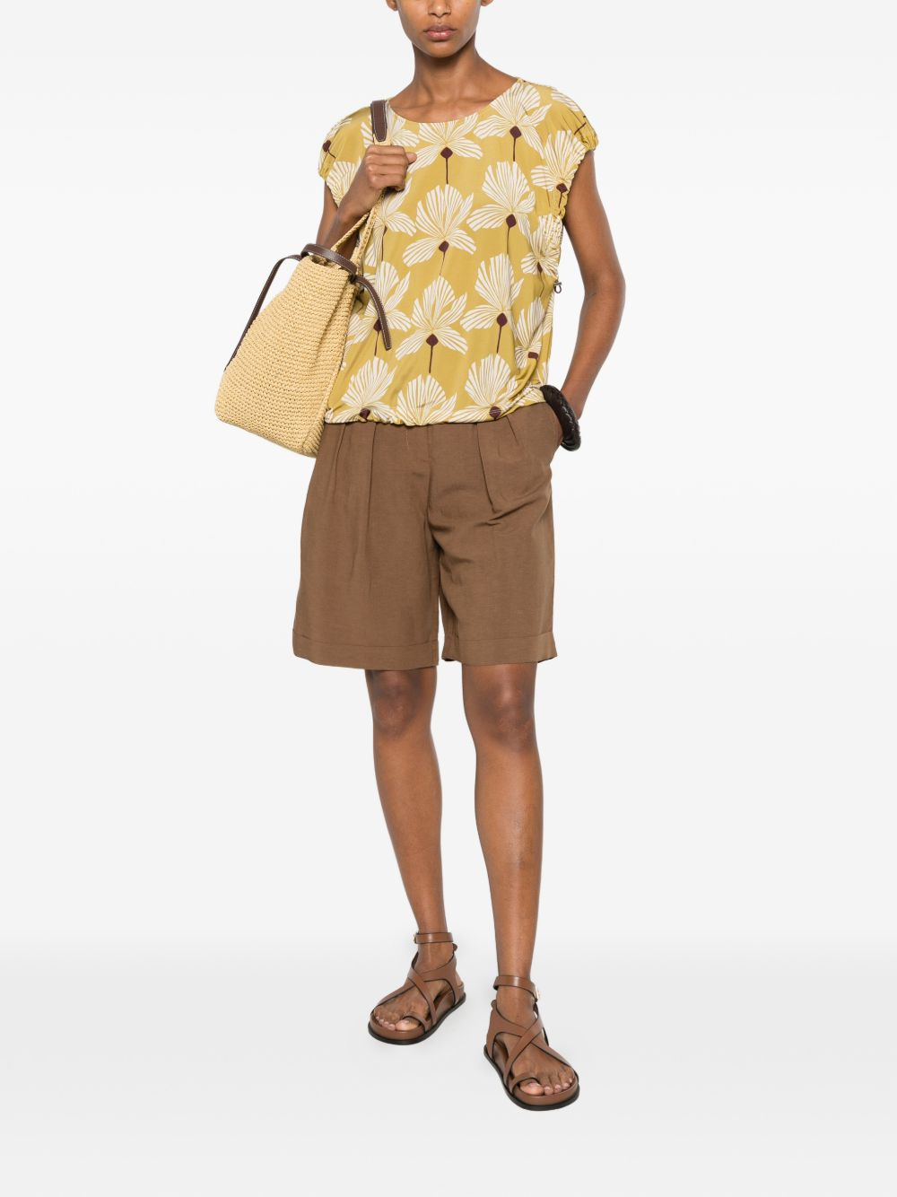 [CENERE MAGLIERIA] Shorts SS26 483612973TABACCO