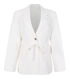 [Selected] Blazer SS26 16100514-EGRET