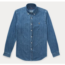 [Polo Ralph Lauren] Shirts Long Sleeve SS26 710548539001-DENIM