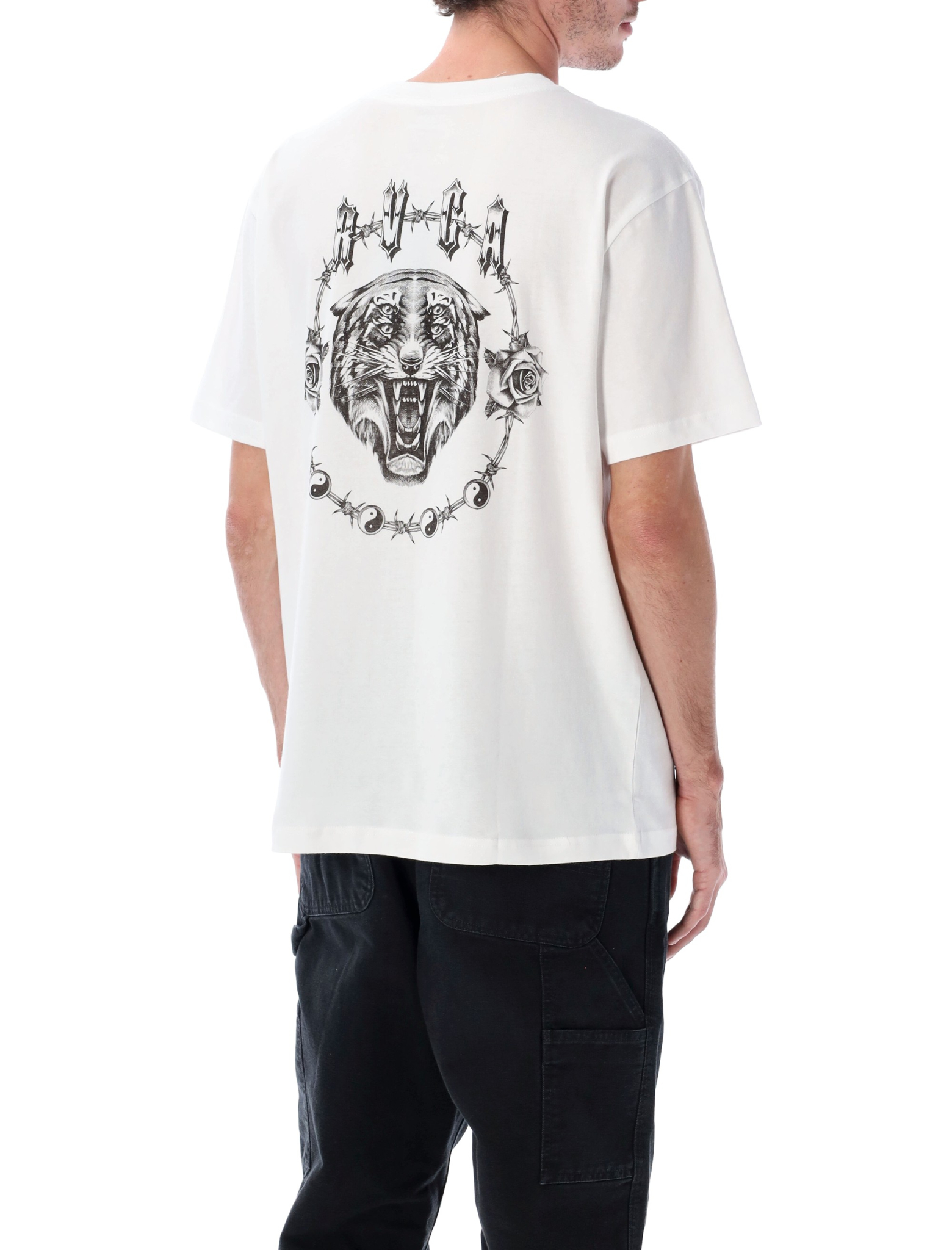[RVCA] T-shirts Short Sleeve FW25 EVYZT00289WHT