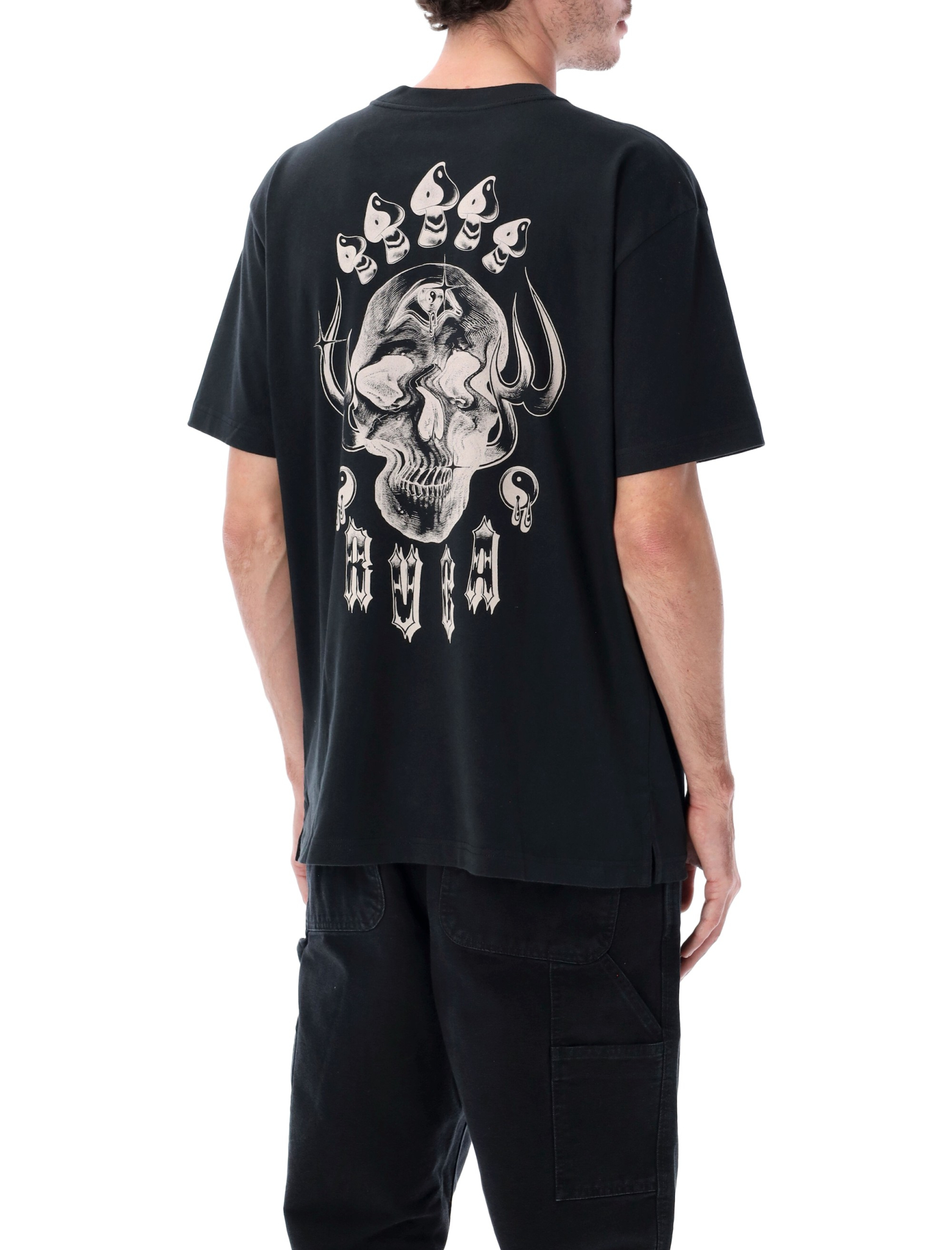 [RVCA] T-shirts Short Sleeve FW25 EVYZT00276BLK