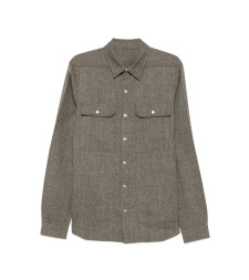[Rick Owens] Shirts Long Sleeve FW26 RU02F4729WBI79