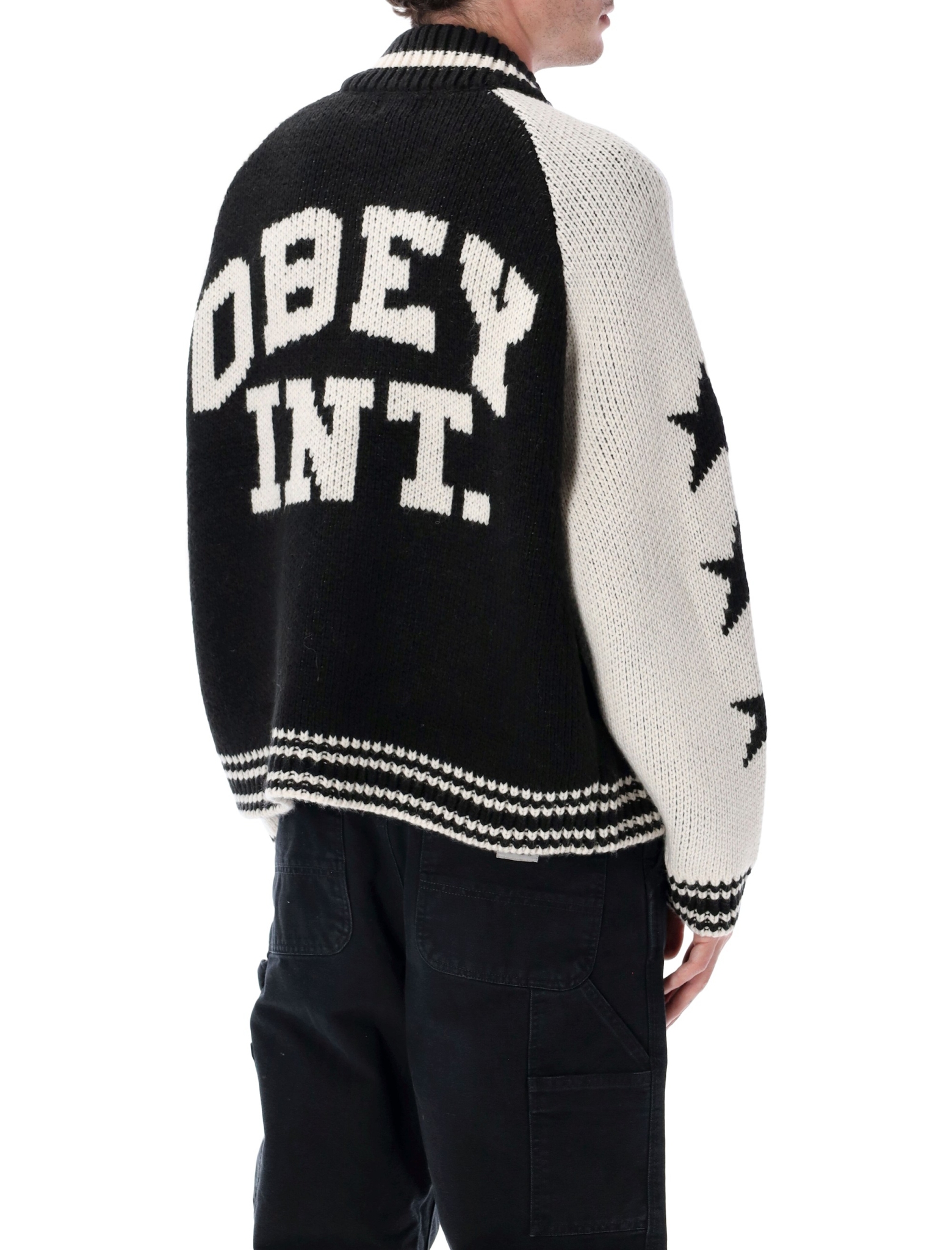 [OBEY] Cardigan FW25 151010042BLK