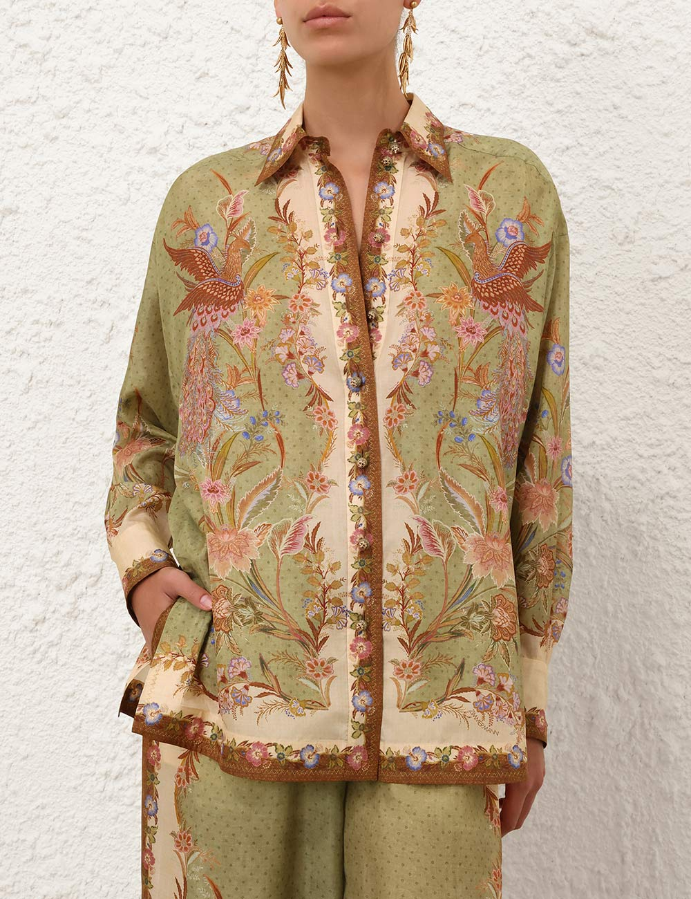 [Zimmermann] Shirts Long Sleeve FW26 8686TSS262KHSF
