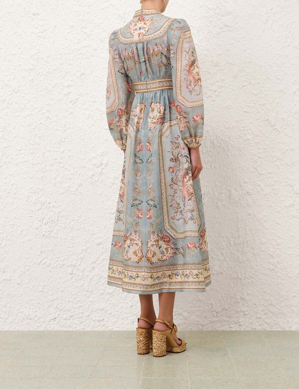 [Zimmermann] Long sleeve dress FW26 3501DSS264BTPF