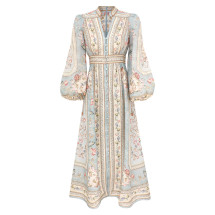 [Zimmermann] Long sleeve dress FW26 3501DSS264BTPF