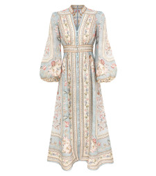 [Zimmermann] Long sleeve dress FW26 3501DSS264BTPF
