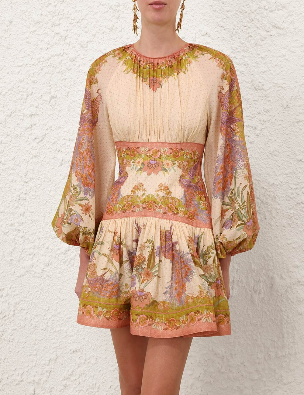 [Zimmermann] Long sleeve dress FW26 5515DSS262CTSF