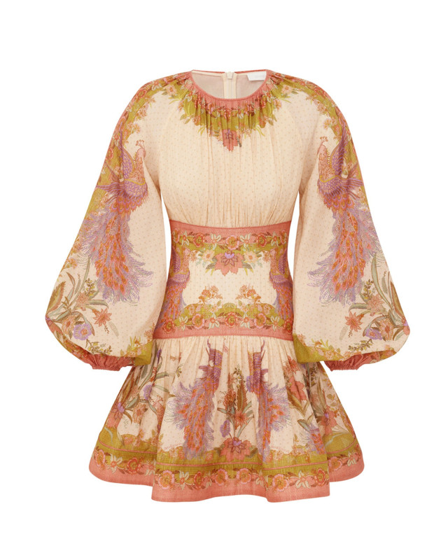 [Zimmermann] Long sleeve dress FW26 5515DSS262CTSF